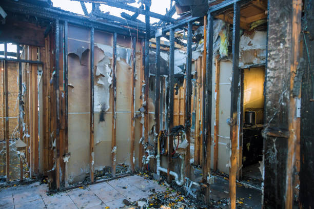 Professional Fire Damage Repair technician working in Elon, NC